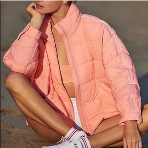 Pippa packable puffer jacket free people in 1st Place Pink (first place pink)
